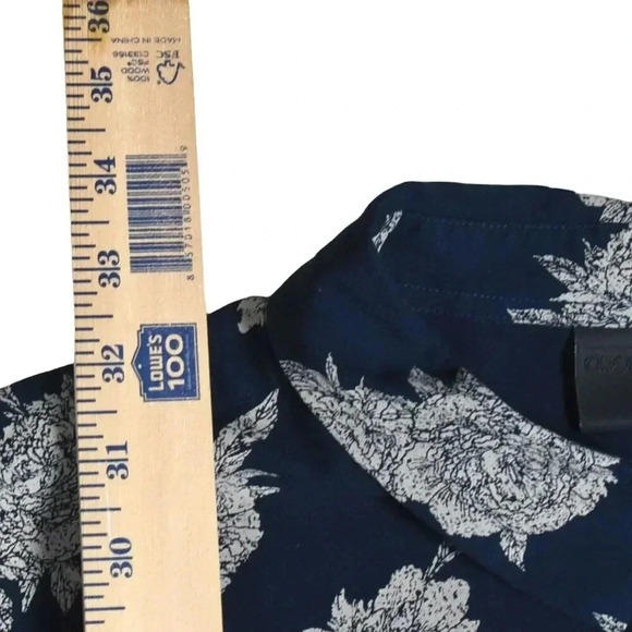 ASOS Design Festival Short Sleeve Floral Button-Up Shirt Men's Size XXL Resort - Picture 9 of 9